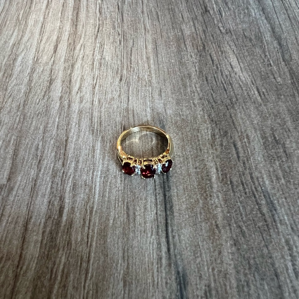 Amber Gemstone Ring - image 2